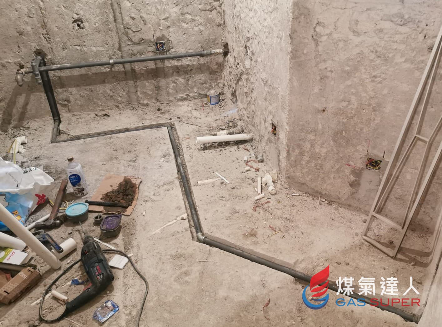 裝修單位喉管：牛頭角｜樂雅苑。相片編號 3150-2751。