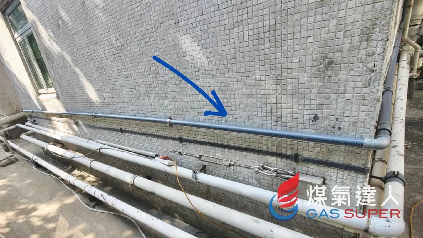 業戶喉管：將軍澳｜安寧花園。相片編號 3184-2819。