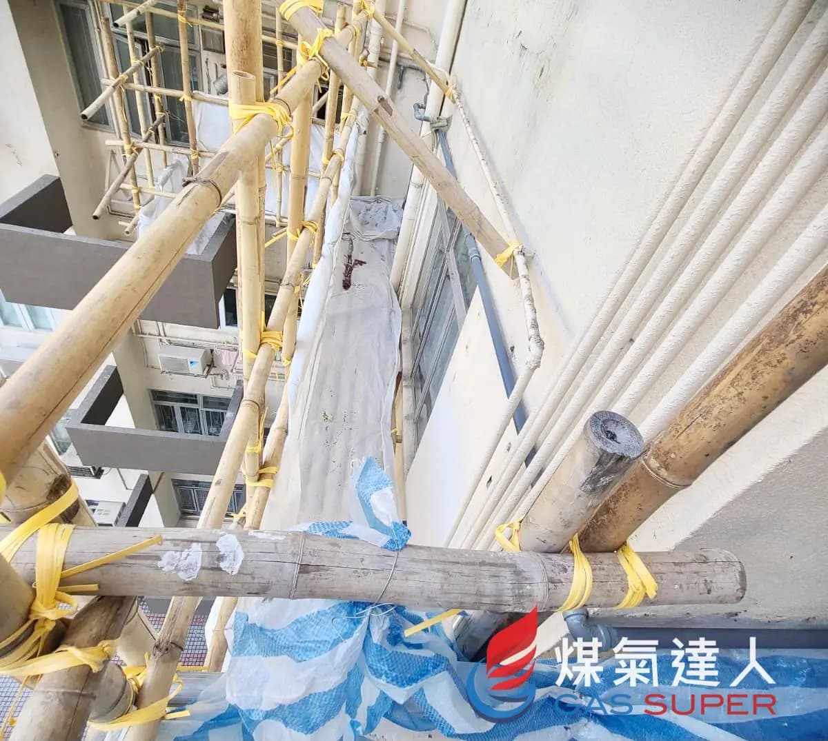 業戶喉管：九龍塘｜蟠龍閣。相片編號 3184-2852。